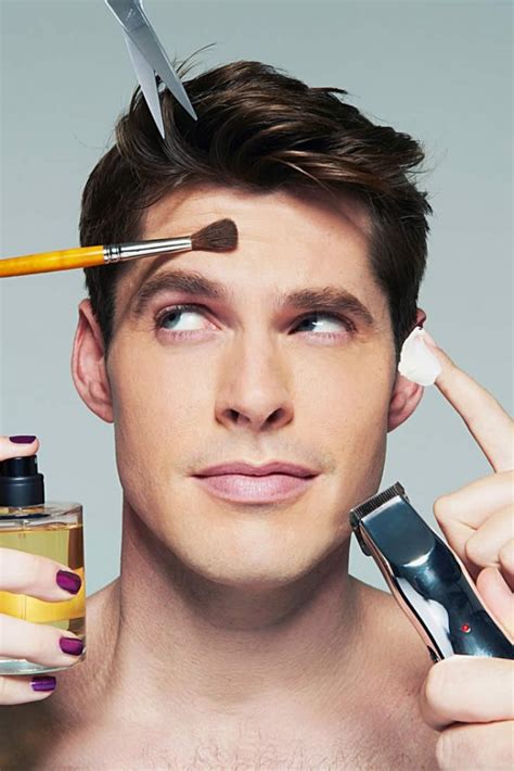 how to apply makeup for men.